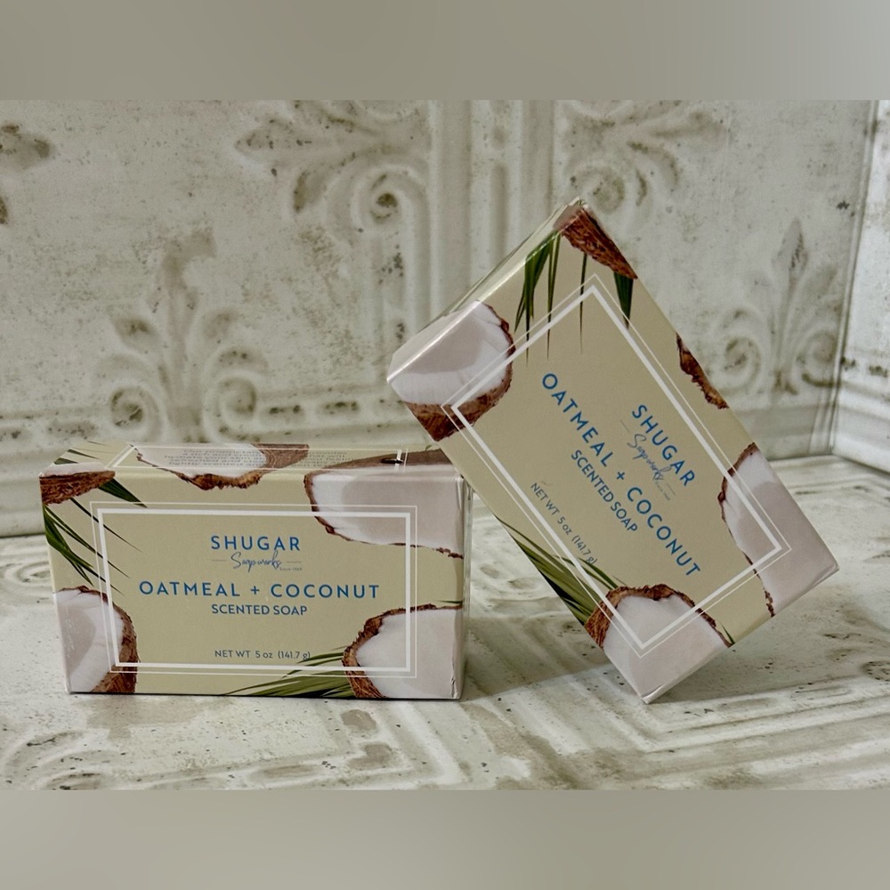 Oatmeal & Coconut Plant Based Vegan Bar Soap NEW